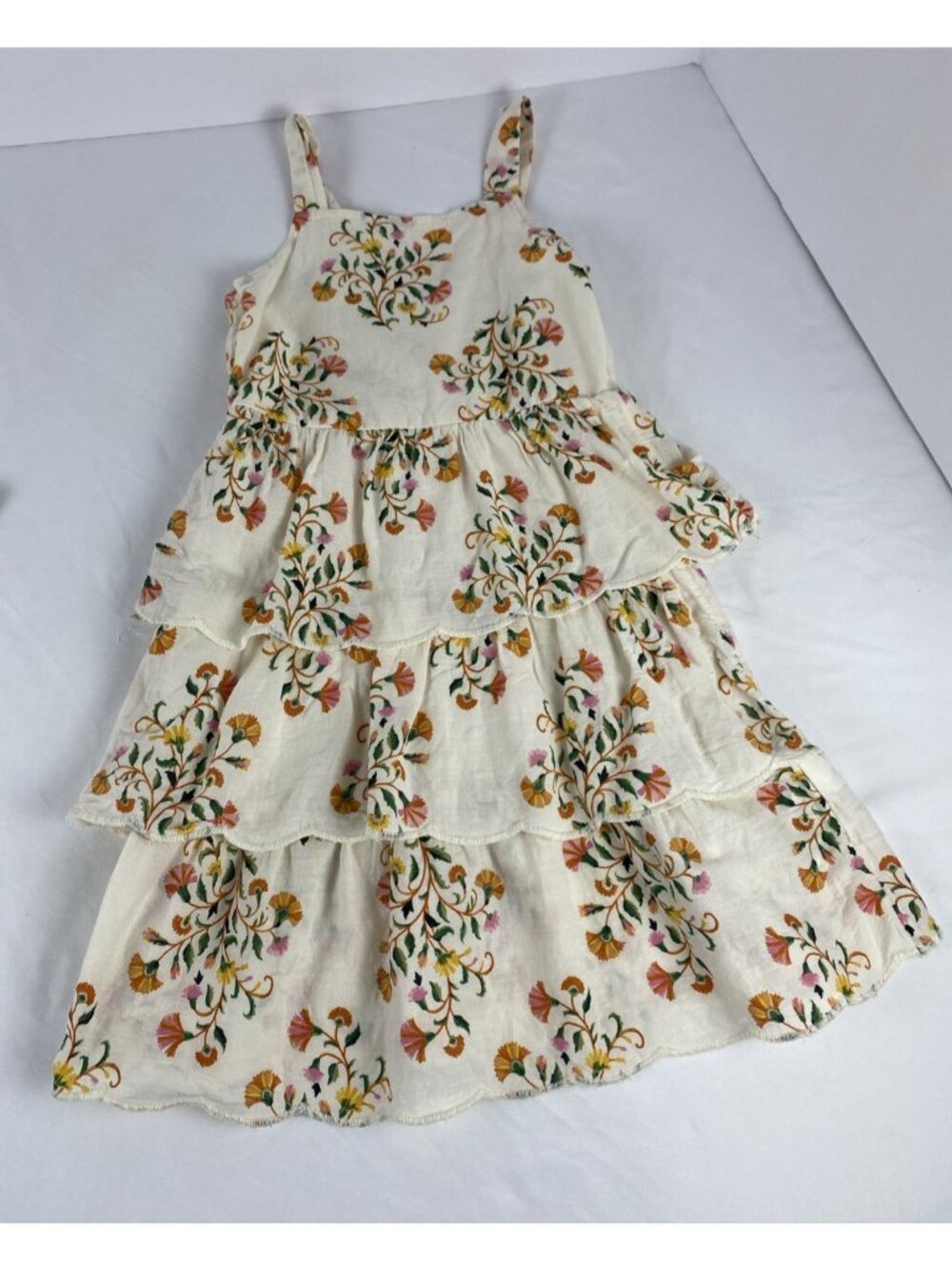 Lot of 2 Girls Size XS Clothes Old Navy Floral Ruffle Dress Sunflower Shorts - Picture 3 of 12